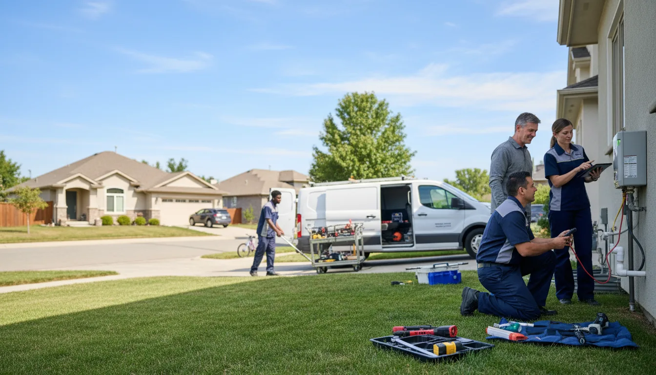 Tankless water heater service in Lenox, IA